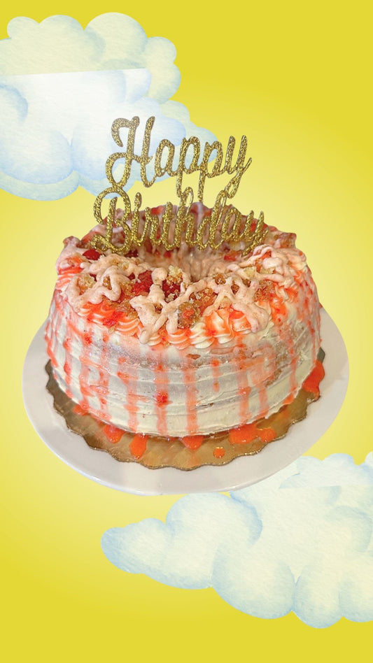 Strawberry Crunch Pound Cake