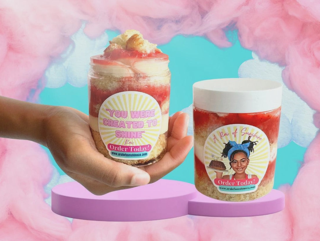 Cake jars showcase — mix and match your favorite flavors